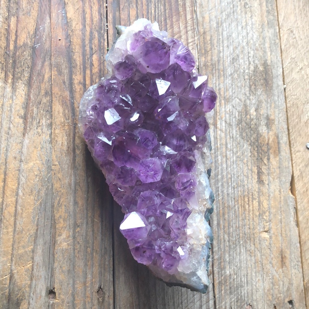 10x4 1/2 inches Large Amethyst Specimen w/Iron Specks